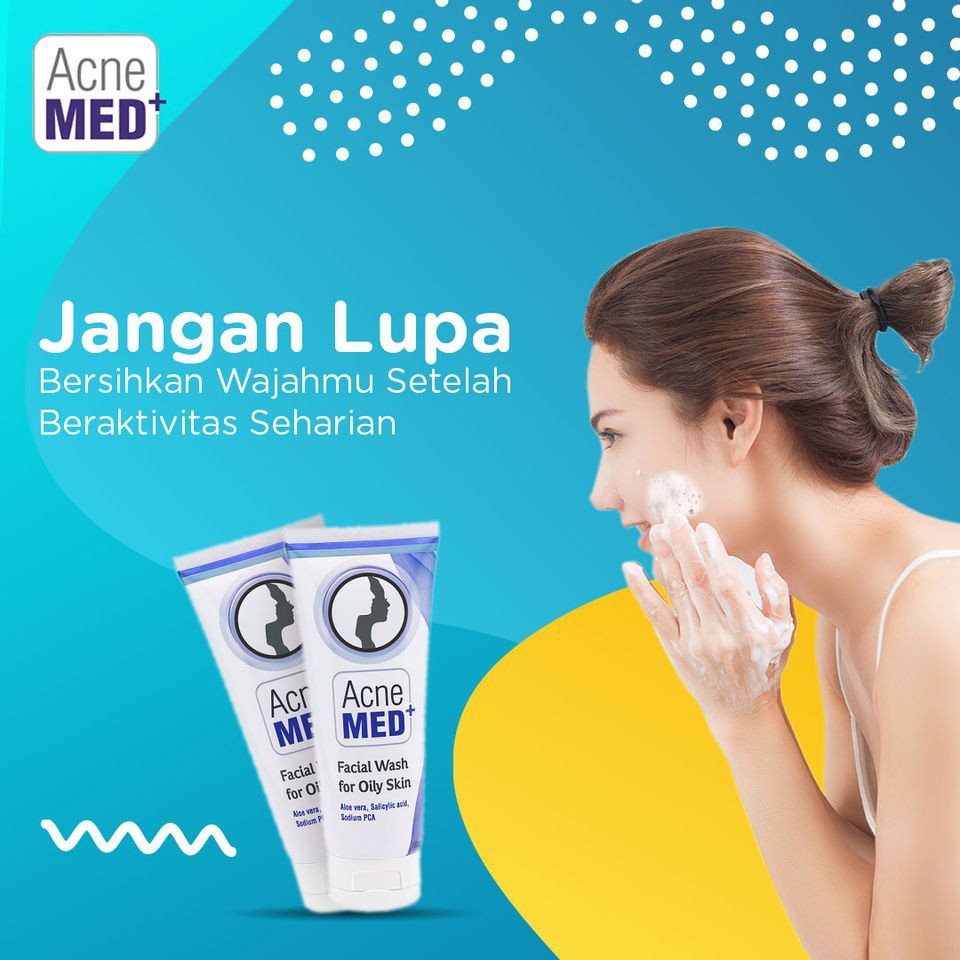 ACNE MED+  FACIAL WASH FOR OILY SKIN -GC