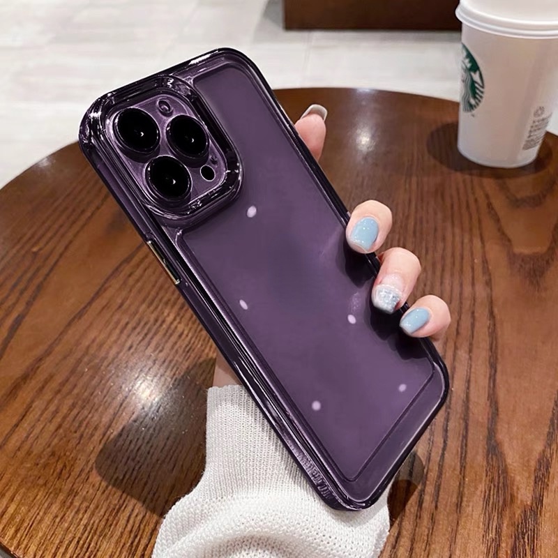 Case Pelindung Bahan Akrilik Transparan Tahan Banting Untuk iphone 14 pro max 11 13 12 11 pro max X / Xs max XR 7plus / 8plus