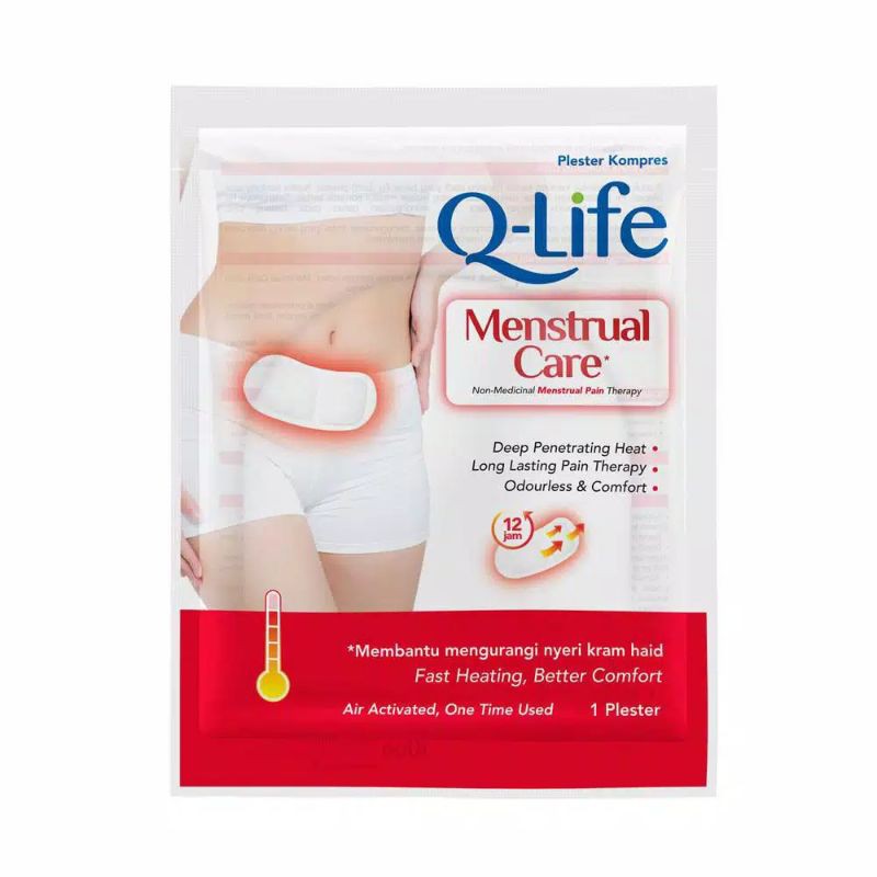 Q-Life Mentrual Care /Plester Kompres (Nyeri haid)