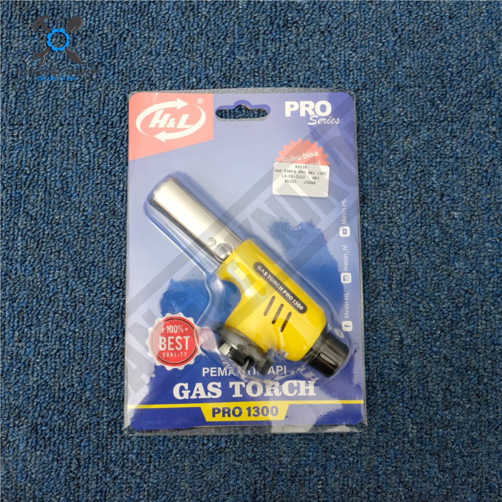 Gas Torch H&amp;L Pro 1300 / Alat Pemantik Gas Hnl 1300