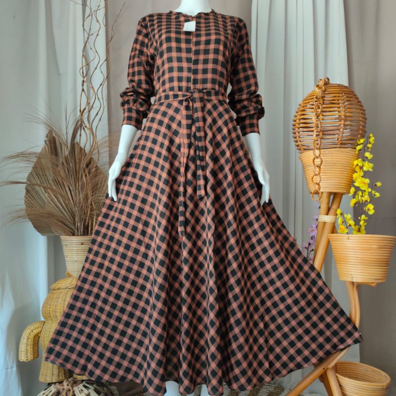 GAMIS KLOK MONALISA ORIGINAL MOTIF KOTAK