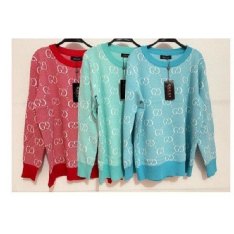 SALE Sweater Gucci Wanita / Sweater Gucci Import Premium / Sweater Rajut Import Termurah