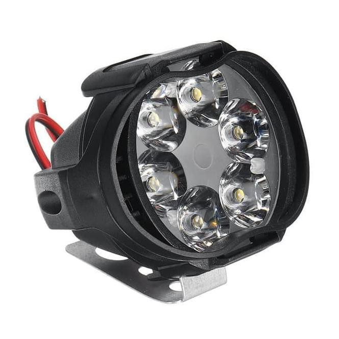 LAMPU TEMBAK SOROT KD01 T9C / L5 LED  Body Aluminium Spion body Motor mobil cree 6 Titik Mata Light Lampu kabut L5 6W Watt Lampu Tembak Motor Putih Variasi