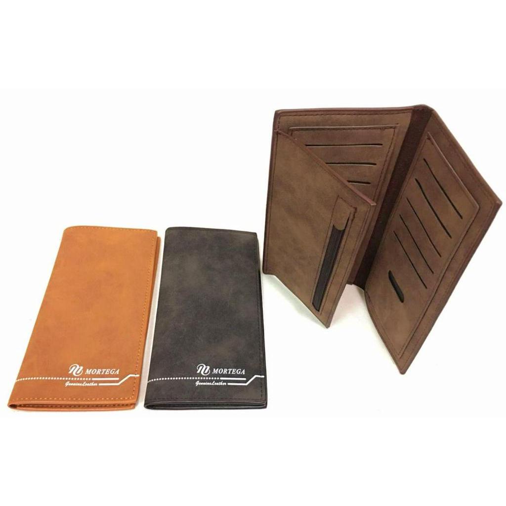 Arfanjayastore  - Dompet Pria Murah Meriah - MORTEGA Bahan Sintetis M-8104 Panjang