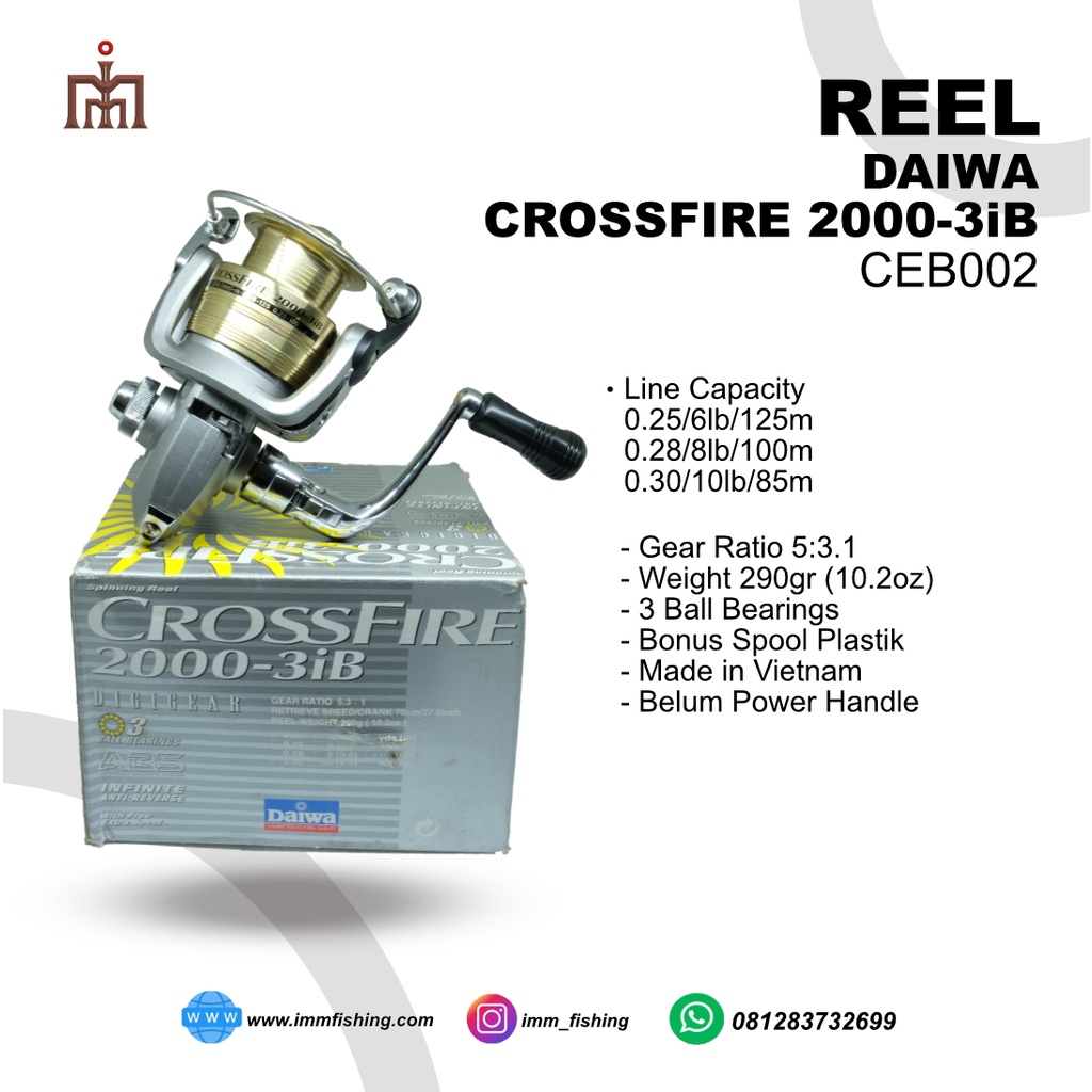 REEL DAIWA CROSSFIRE 2000-3iB