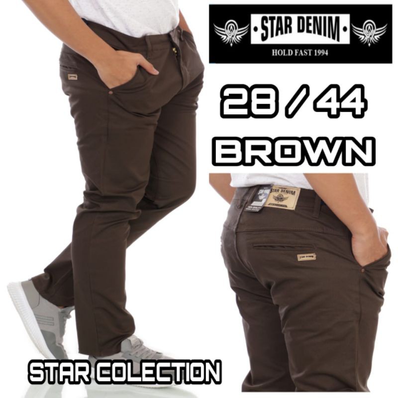 Celana chino pria / celana chino panjang pria star denim original trending