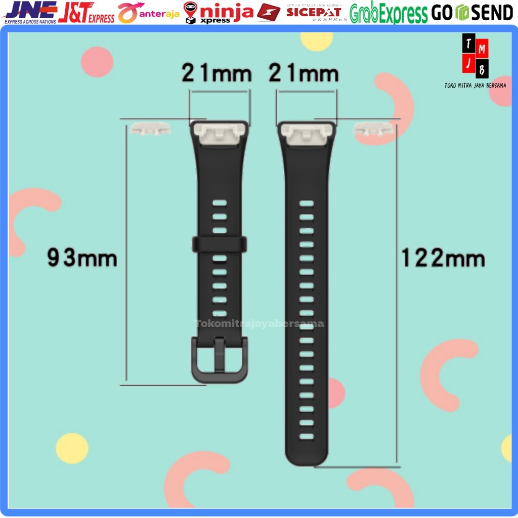 STRAP SILIKON GELANG TALI RUBBER SILICONE HUAWEI HONOR BAND 6