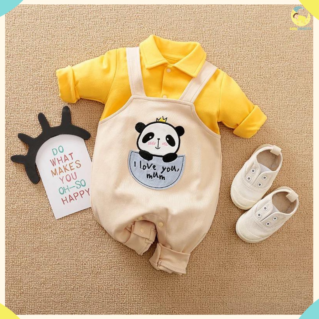 [COD] JUMPER BAYI MOTIF PANDA LUCU IMPORT 0-2TAHUN / BAJU BAYI LENGAN PANJANG BAJU BAYI UNISEX LUCU/Babylovanta