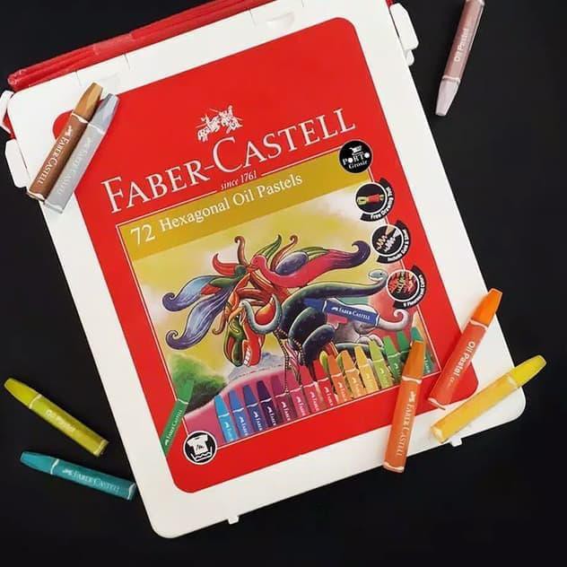 

2483&## Crayon Faber Castell Oil Pastel Hexagonal 72 Warna ♨*♨NH392##