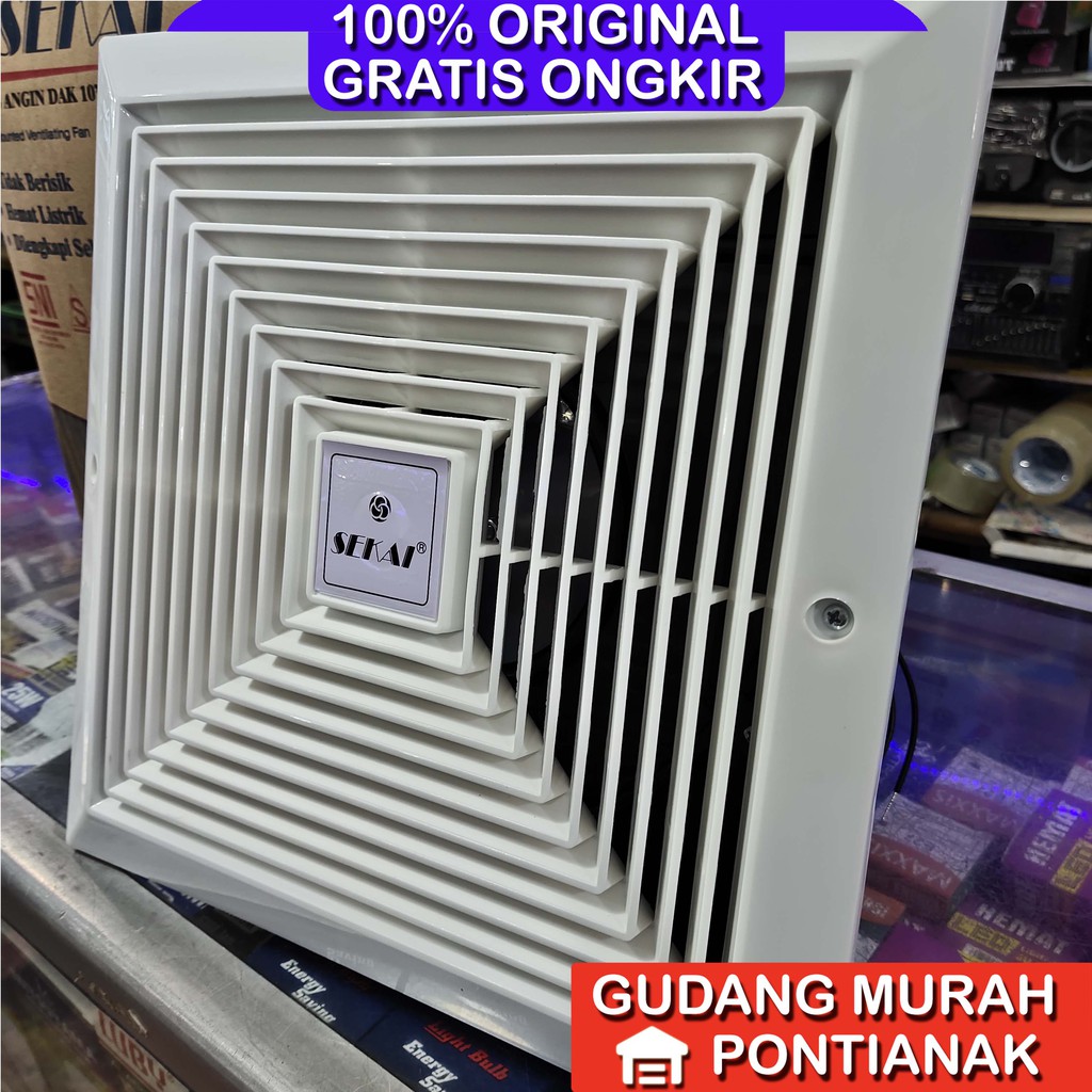 Exhaust Fan Ceiling Plafon Sekai MVF 1091 10inch 10&quot; wall hexos fan penyedot udara hawa panas asap