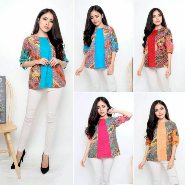 Zoya Blouse Batik • Baju Batik Wanita Yokora