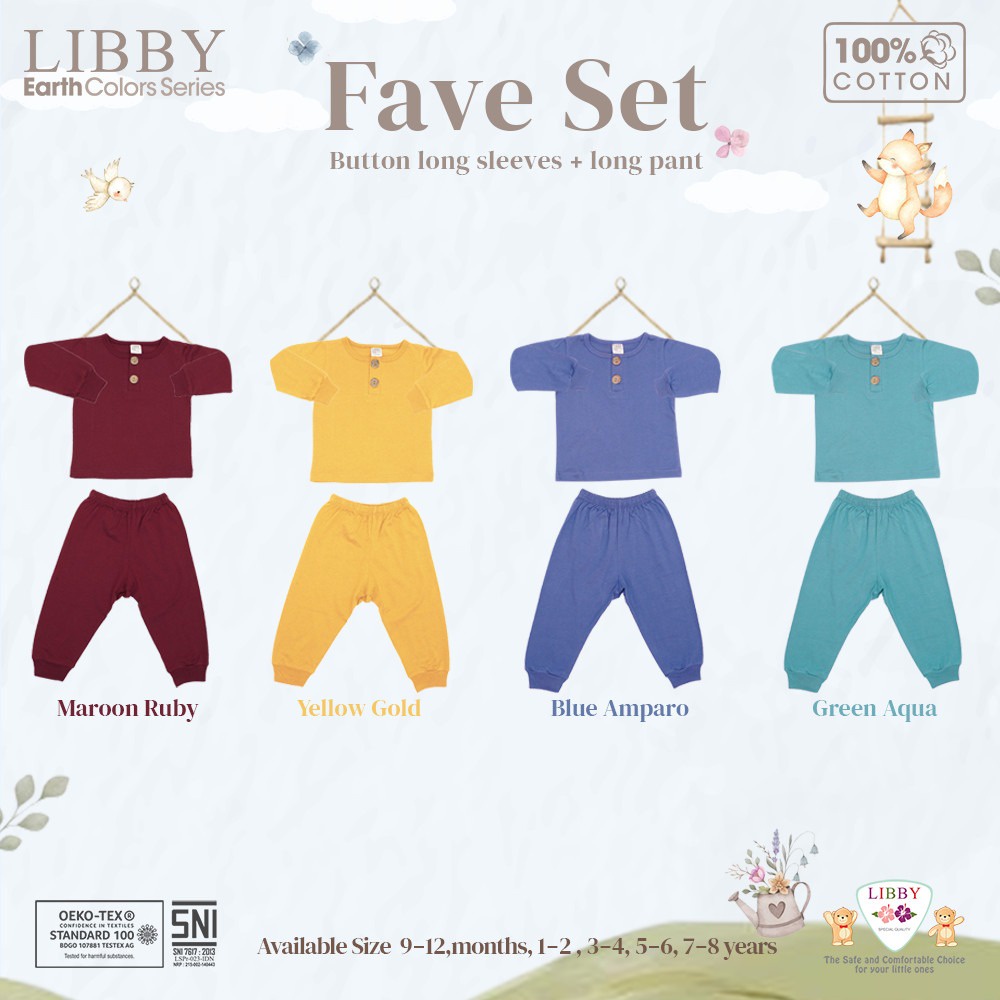 Libby Fave Set 2.0 | Setelan Oblong Panjang + Celana Panjang