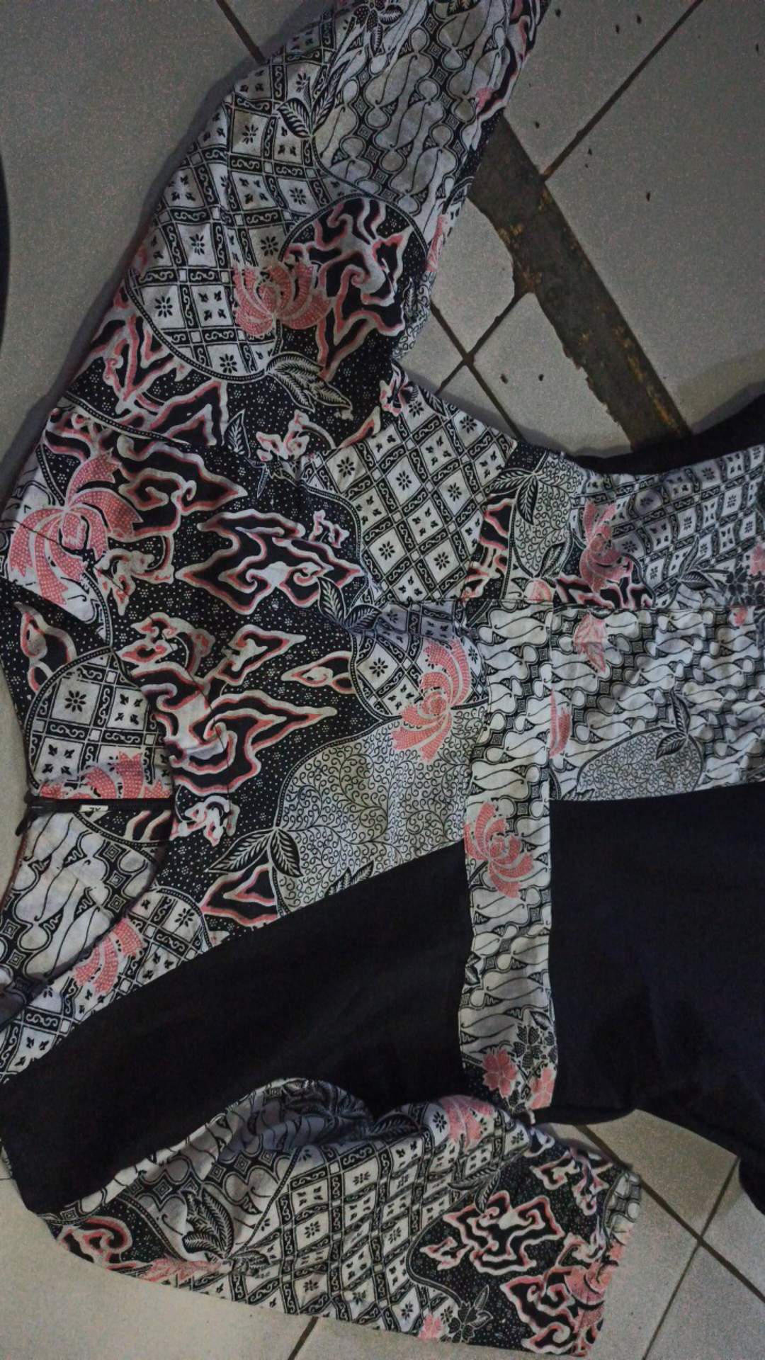 Tey-17 Batik Wanita Asj Sa Hrb026 Kenongo Kemeja Tosca Pendek