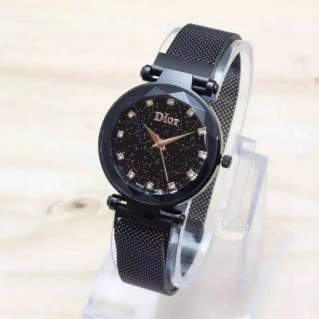 Flash Sale Murah Jam Tangan Wanita Diyor Magnet Mata Glitter D727