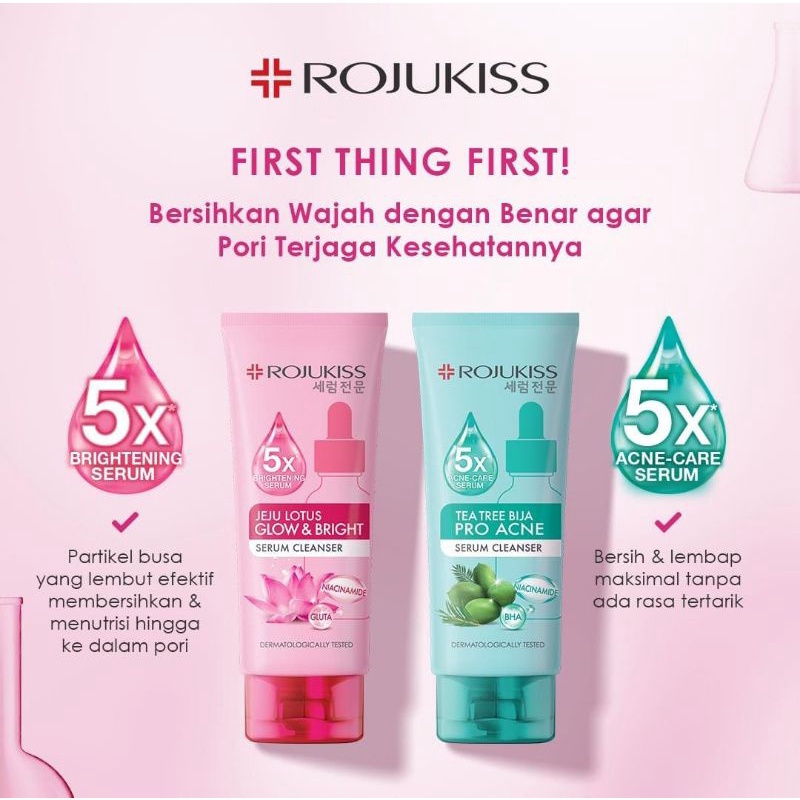 ROJUKISS SERUM CLEANSER  (FACIAL FOAM) 100ml