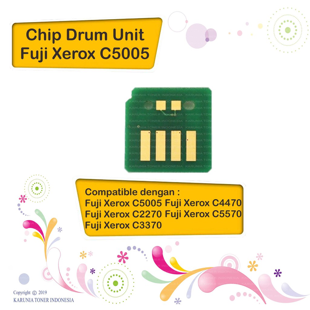 Chip Drum Unit For Printer Fuji Xerox C5005 C2270 C3370 C4470 C5570 C 5005 2270 3370 4470 5570 CMYK