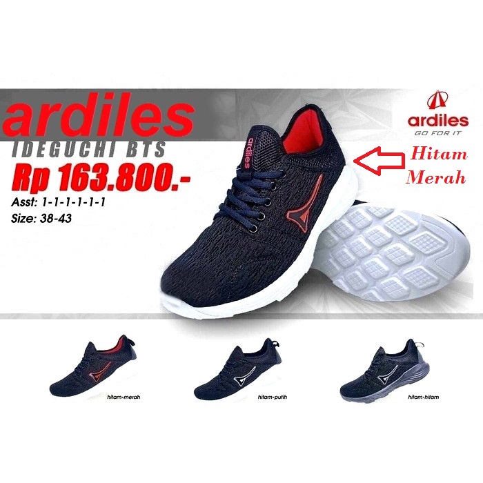 SEPATU SEKOLAH HITAM ARDILES LEVON IDEGUCHI RAPIDASH SEPATU RUNNING SEPATU SPORT