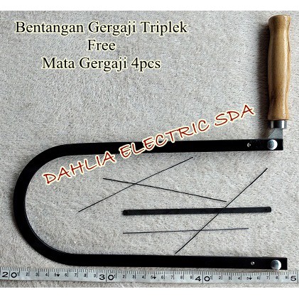 BENTANGAN GERGAJI TRIPLEK FREE / BONUS MATA GERGAJI 4 PCS