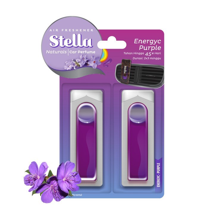 Stella Car Parfume Refill Energyc Purple 8ml - PARFUM MOBIL