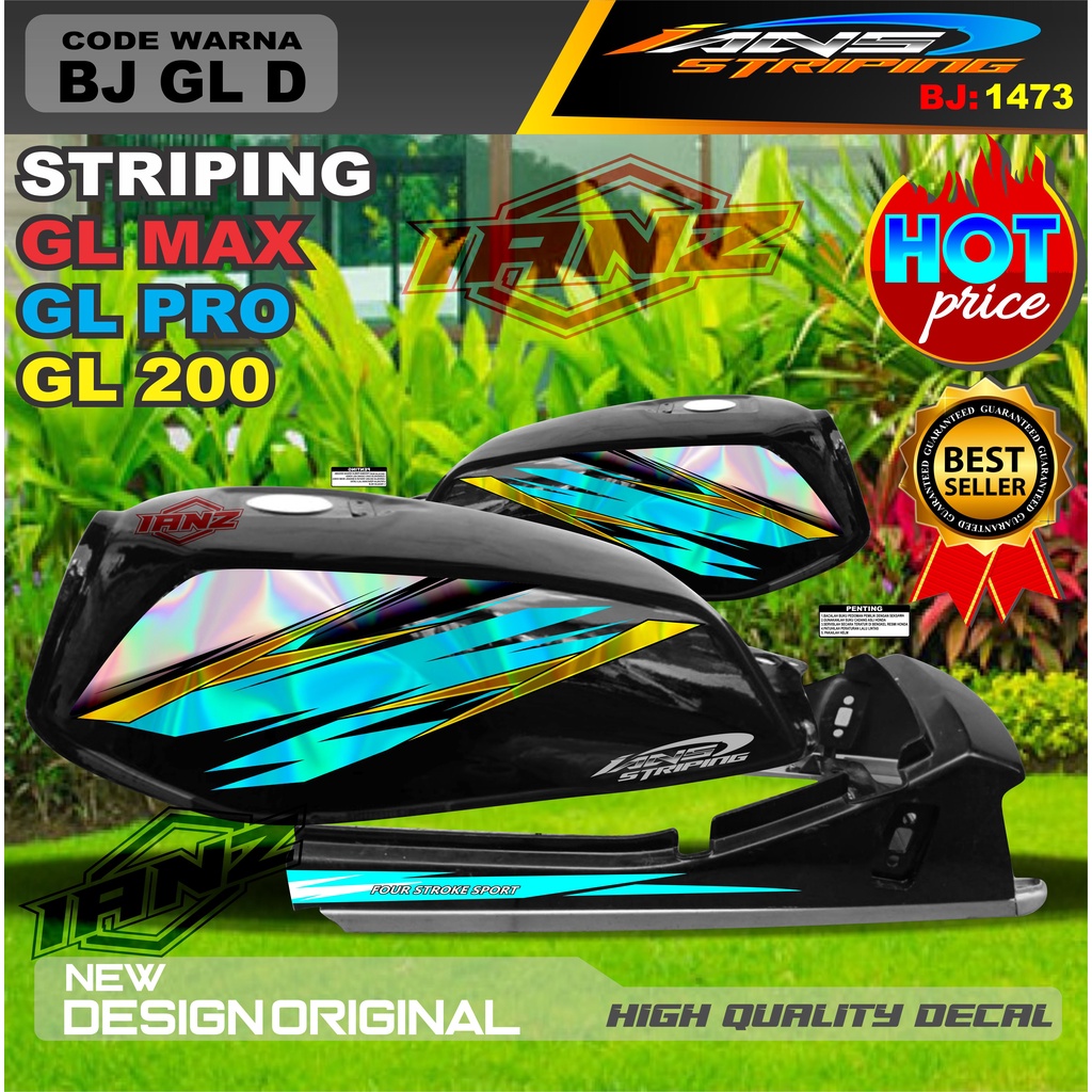 STRIPING GL 2000 HOLOGRAM / STRIPING GL PRO MAX VARIASI HOLOGRAM / STRIPING GL