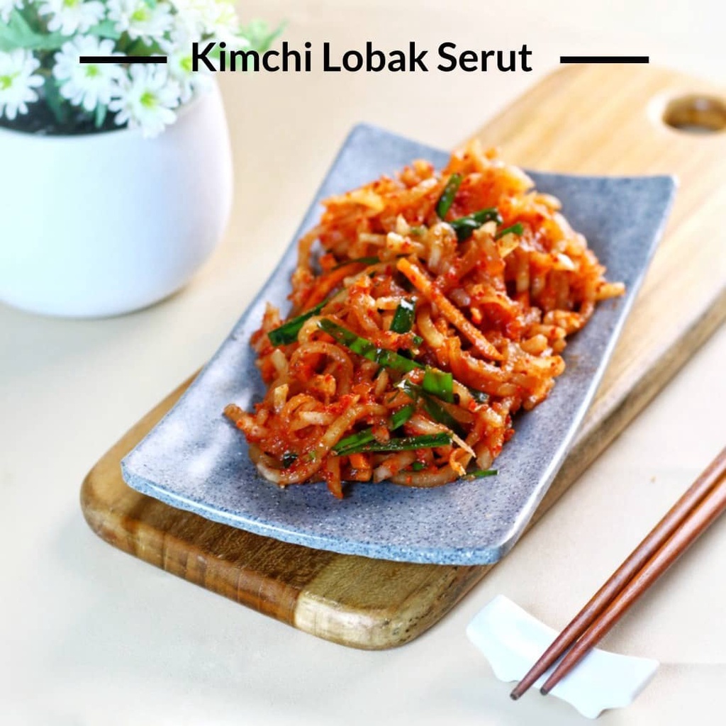 

Kimchi Lobak Serut Fresh - 250 GRAM - READY STOCK