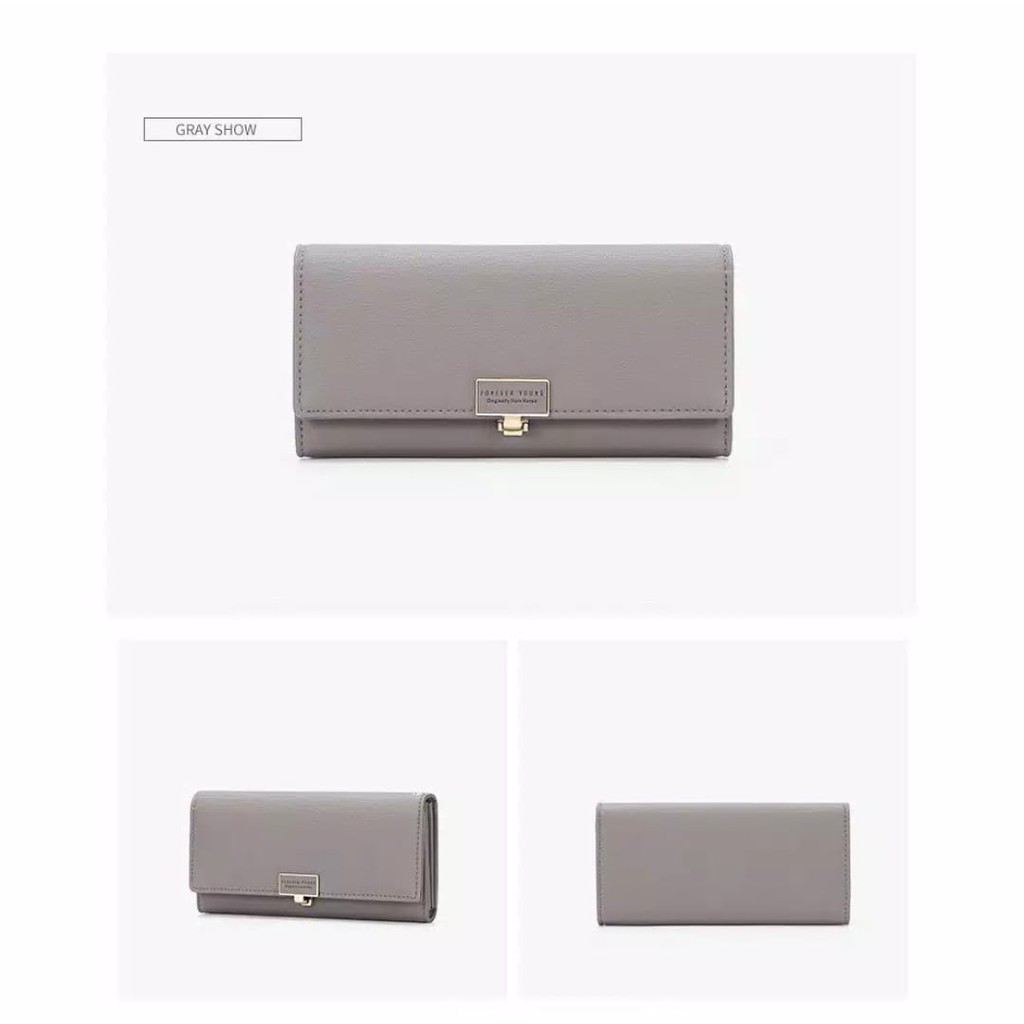 ( Fy ) COD Dompet Wanita import Dompet Wanita Panjang Cantik Dompet Import murah Real Pict