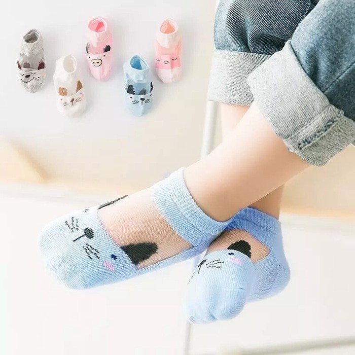 Kaos Kaki Anak Perempuan Kaos Kaki Bayi Sutra Stoking Tipis