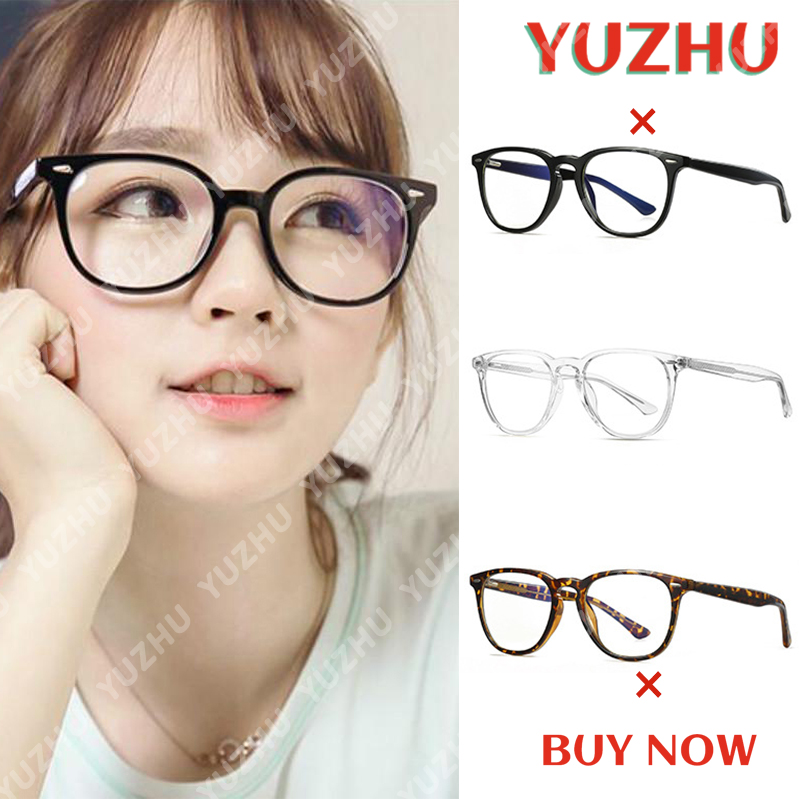 【YUZHU】COD TR90 Striped Glasses Frame Kacamata Komputer Anti Biru