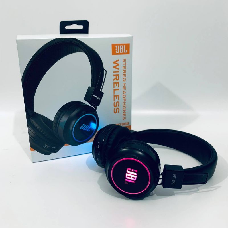 Headset Bluetooh JBL PPT-860 LED Headphone