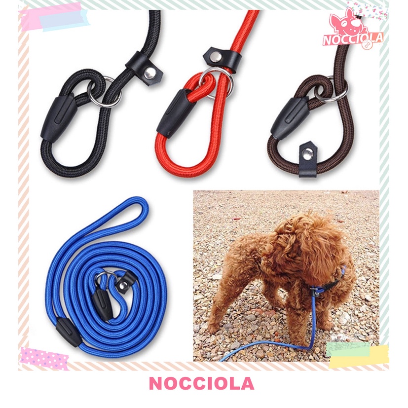 Tali anjing Rantai anjing nylon pet rope pet leash pet chain dog training leash tali anjing