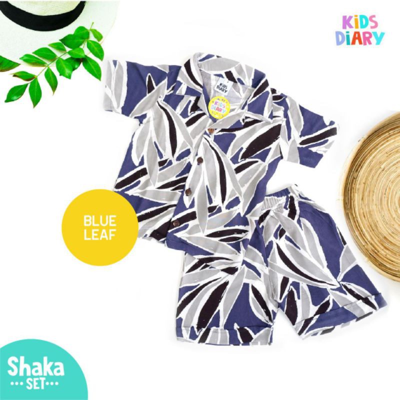 KIDS.DIARY SAKHA SET BAJU PANTAI SETELAN ANAK LAKI-LAKI 8-10TH