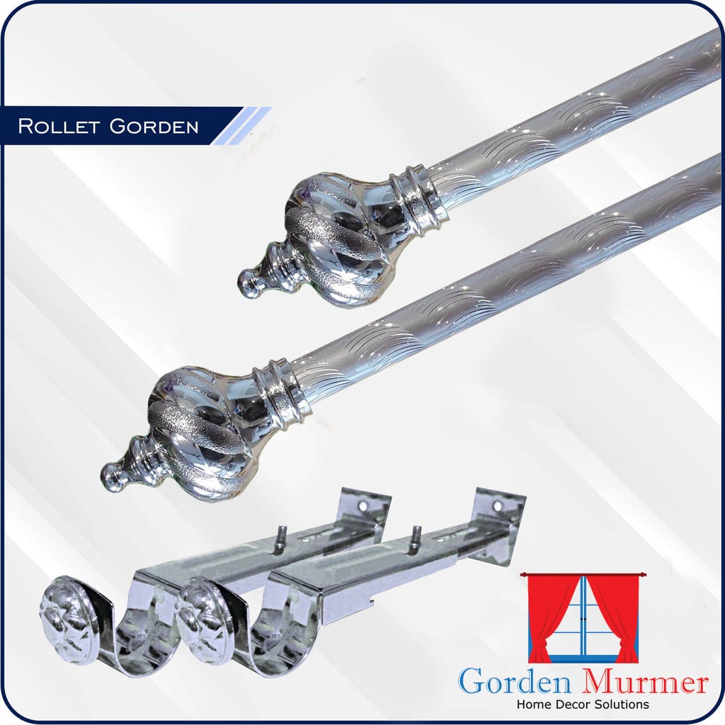 Tiang Rollet Gorden Per 100 cm [ Rollet Murah Terlaris ] Rollet Hordeng Korden Tirai Minimalis