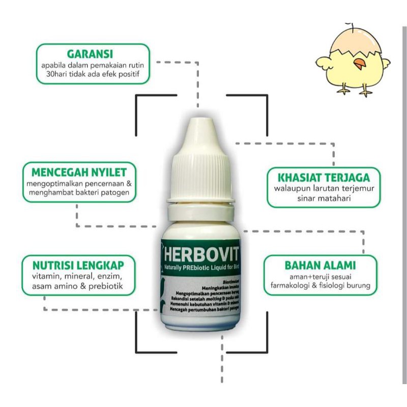 Obat burung NYILET / Obat burung kurus / anti nyilet ampuh herbovit