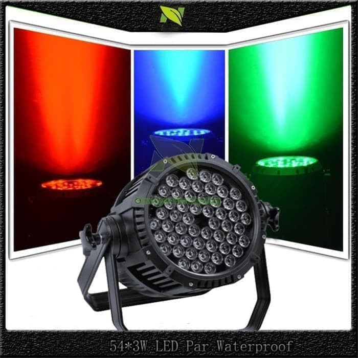 Waterproof PAR LED 54x3W Full Color (3 in 1)