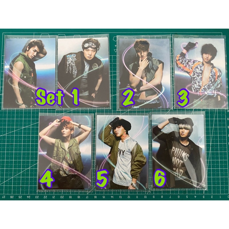 OFFICIAL Super Junior Star Collection Card - Dynamic Card Donghae Yesung Siwon Leeteuk Ryeowook