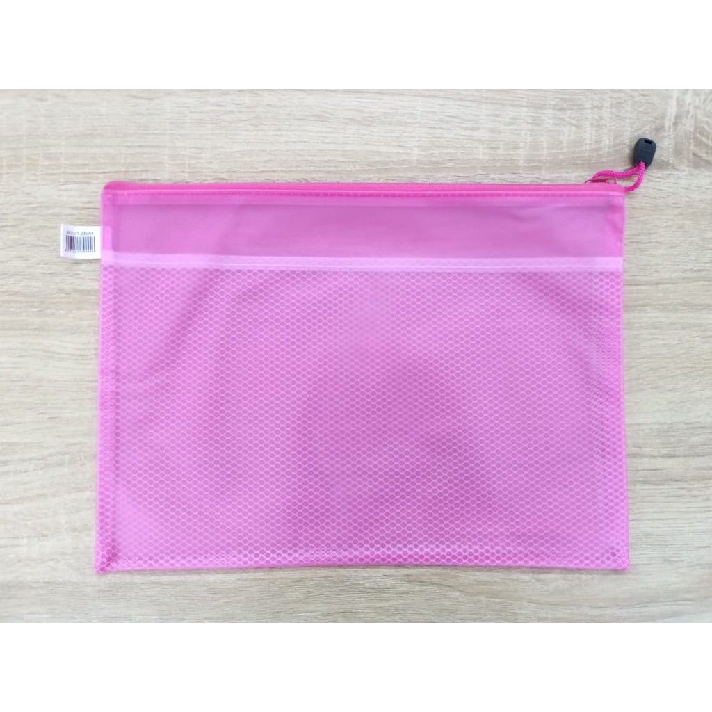 

Zipper Bag Pouch Folder Map Document Bag 2 SAP V-TEC VT-ZB/A4 PINK 95106004