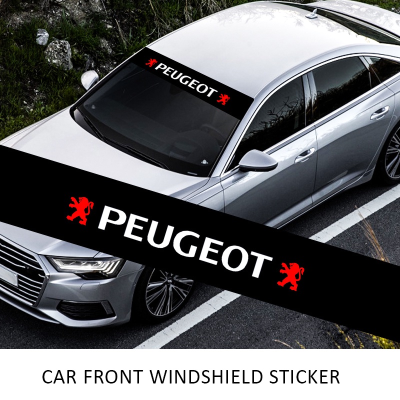 Stiker Kaca Depan Belakang Mobil Tahan Air Untuk Peugeot 206 207 307 208 308 408 2008 3008