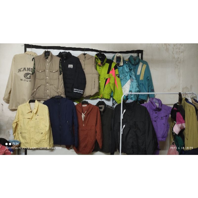 borongan jaket vintage motor