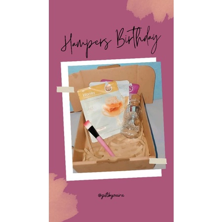 

Hampers Masker Wajah | Hampers Ulangtahun | Hamper Birthday