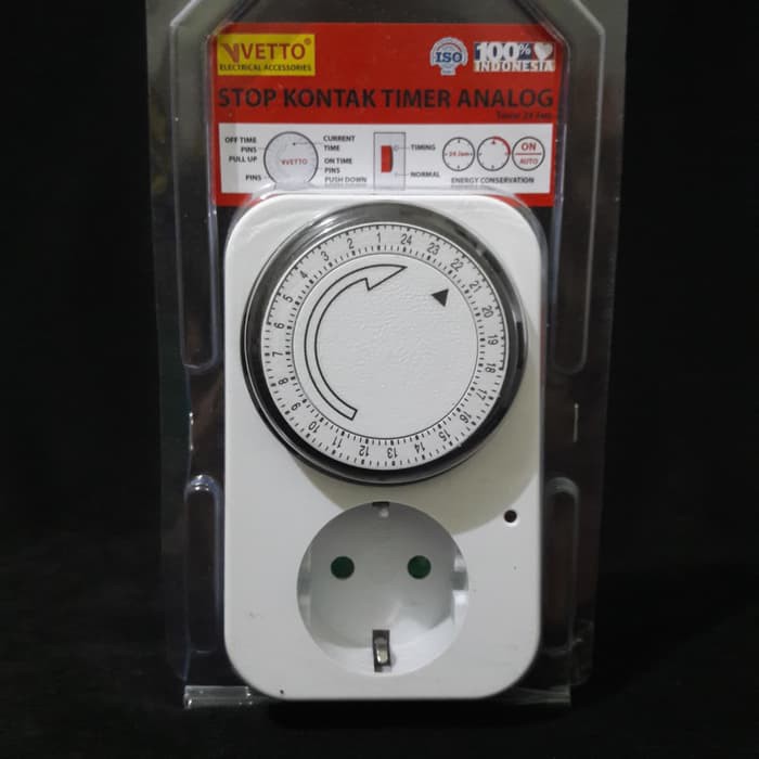 Timer (Stop kontak pengukur waktu) Analog Vetto