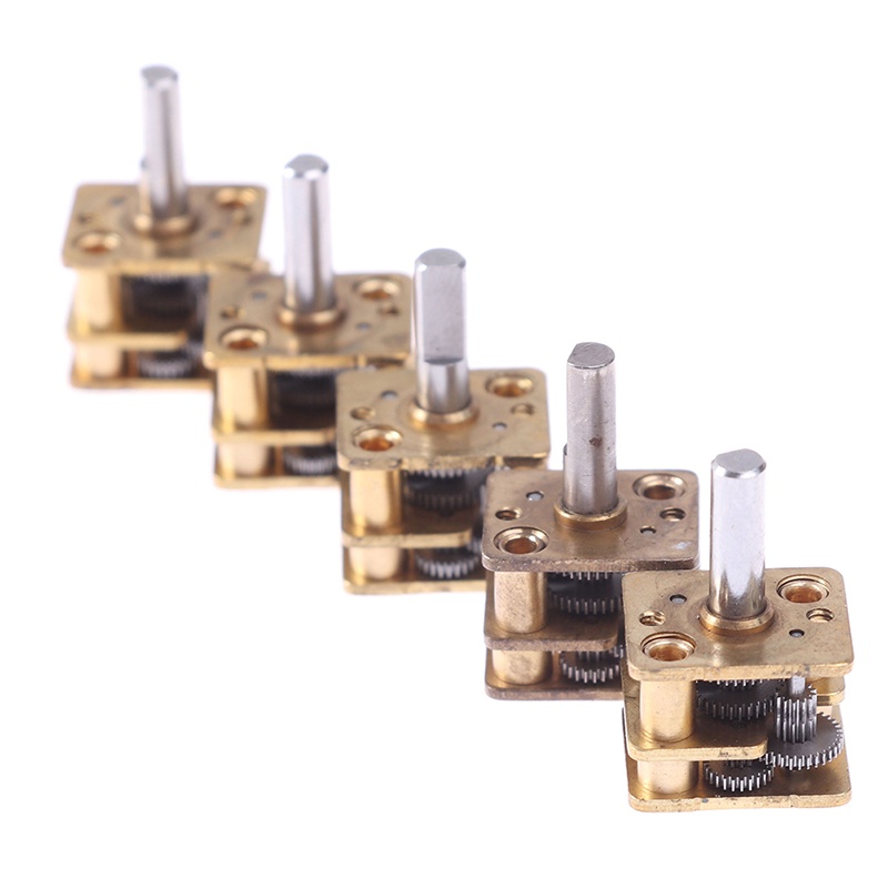(dreamdreaming.id) 5pcs gearbox Reduksi N20 DIY Bahan metal