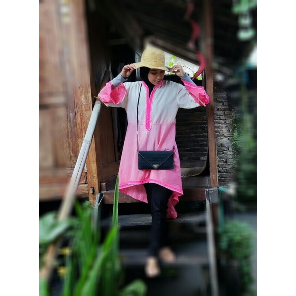 Atasan Hoodie/ Kapucong/ Jelabah/ Djellaba Maroko Wanita 001