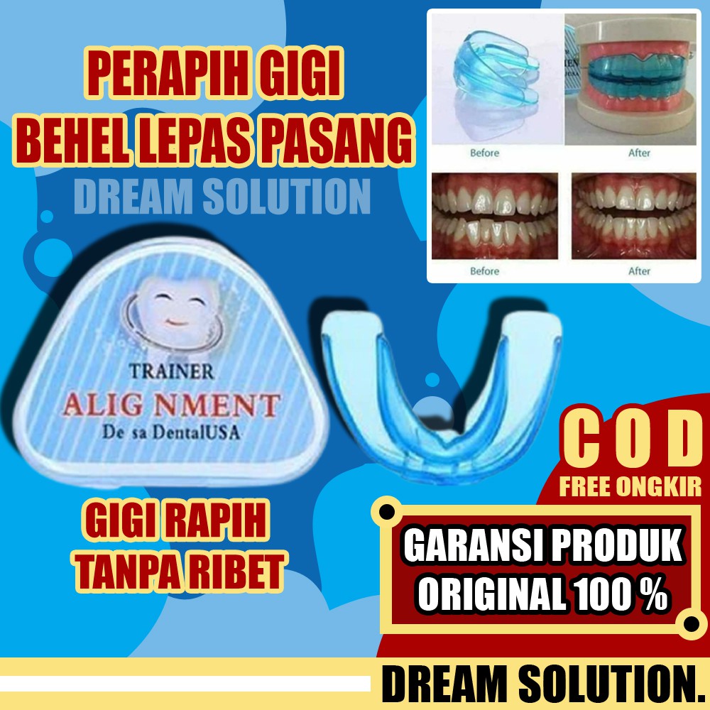 Teeth Trainer Perapih Gigi Behel Gigi Lepas Pasang Perapi Perata Gigi Original Ori Tonggos