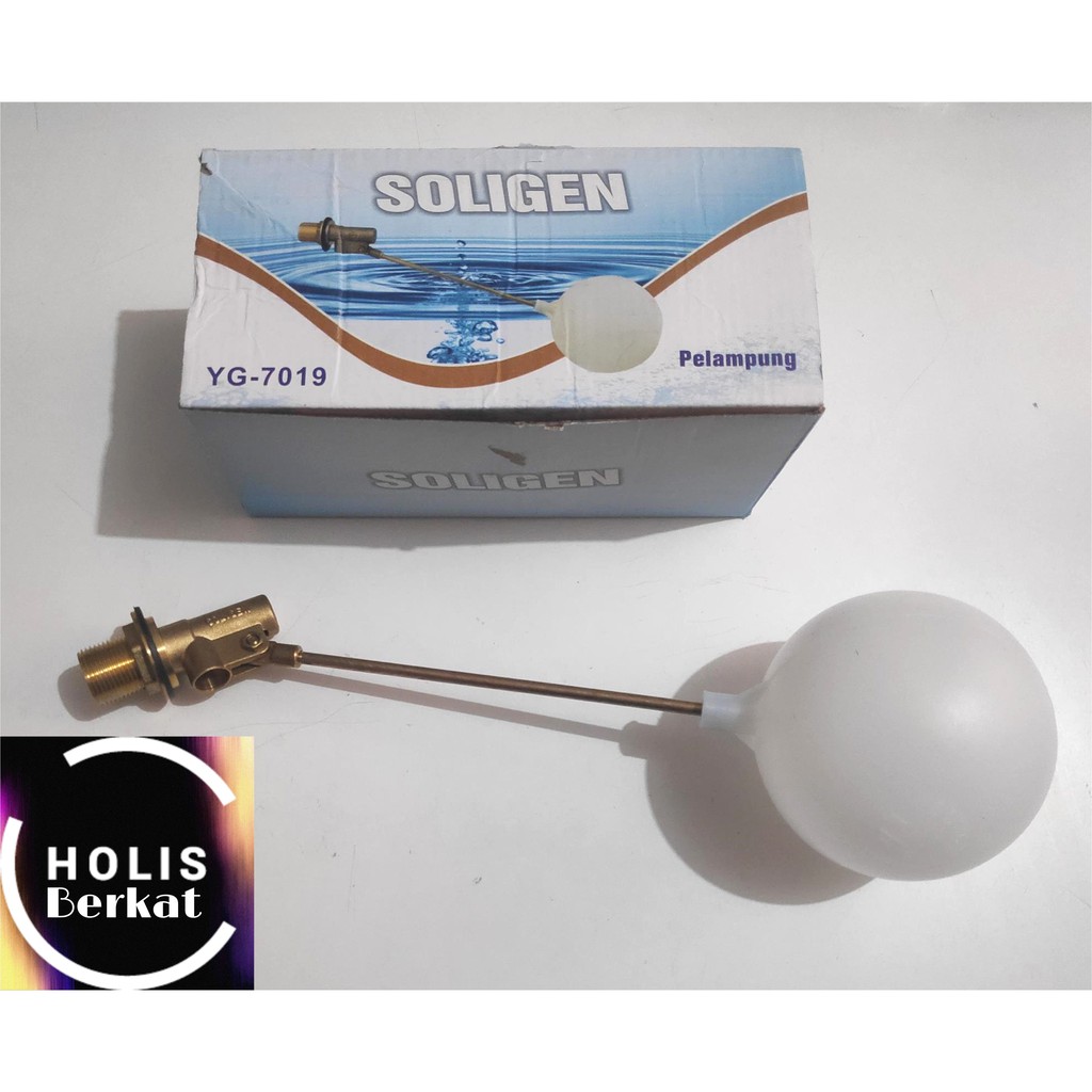 Pelampung Toren Bola Soligen 3/4&quot; Bahan Kuningan