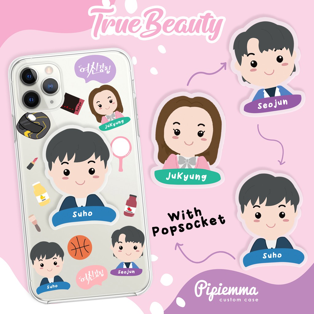 Casing True Beauty Popsocket Kdrama Korean Drama Suho Seojun Iphone Samsung Oppo XIaomi Vivo Huawei