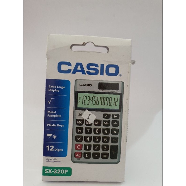 

kalkulator casio sx 320p