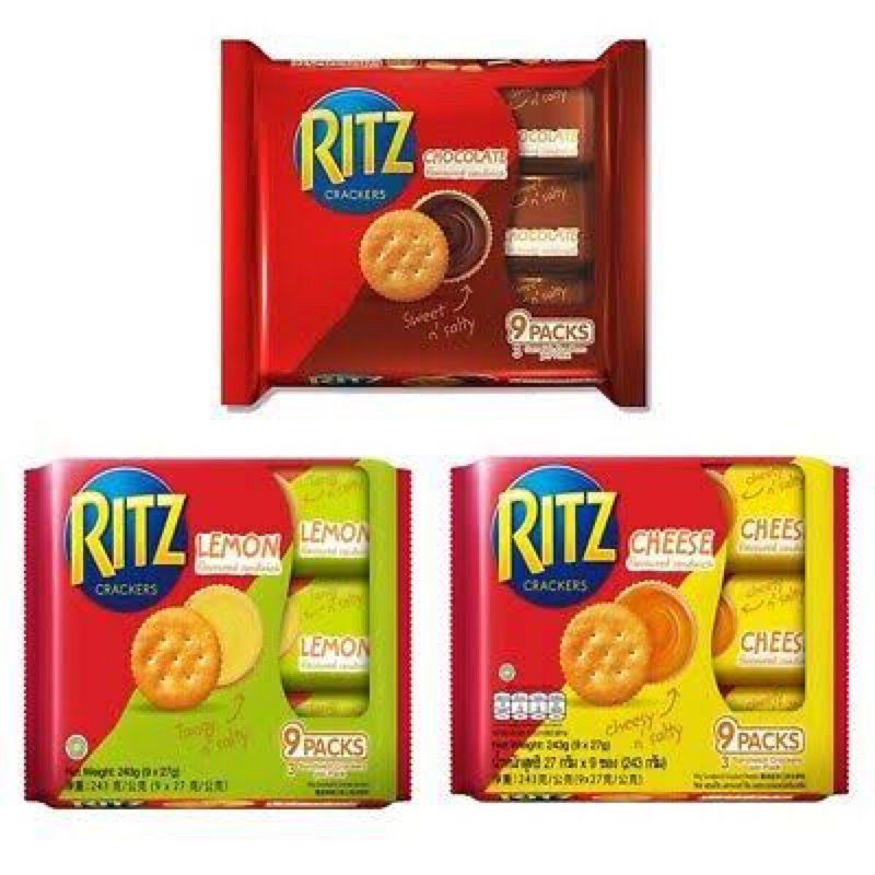 

Ritz Cracker Lemon Choco Import Halal Snack import