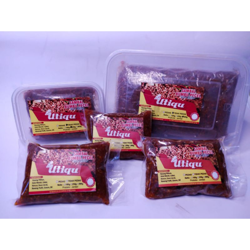 

Sambel Pecel Khas Blitar 100g,250g,500g