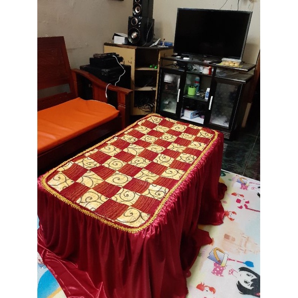 TAPLAK MEJA TAMU REMPEL PANJANG