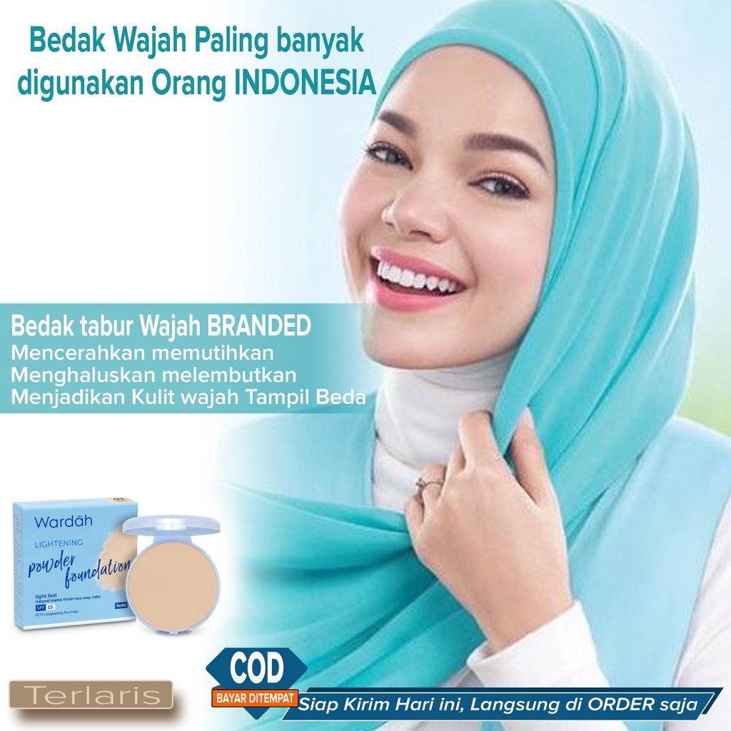 Bedak wajah Pencerah Pemutih Penghalus Pelembut Penyerap Minyak Berlebih Penutup Penyamar mata panda